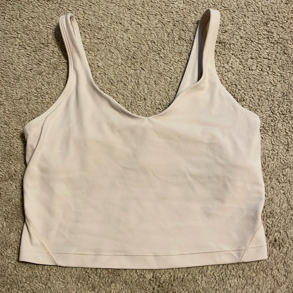 Light pink Lululemon top size 4